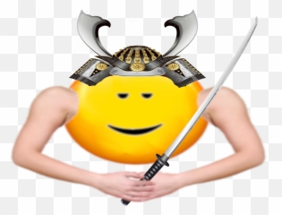 Samurai Character Leak - Smiley Emoji,Dont Know Emoticon