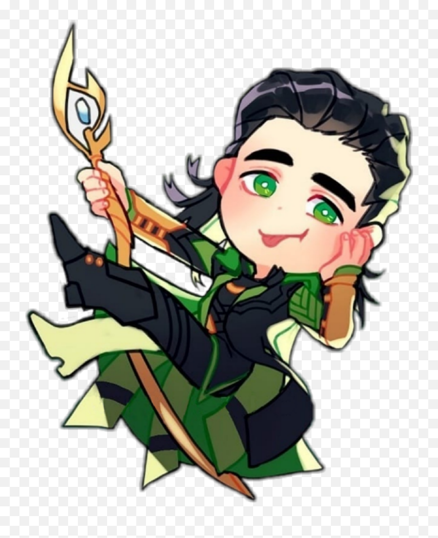 Loki Marvel Lokilaufeyson Lokiodinson - Cartoon Emoji,Avenger Emoji