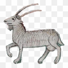 Capricorn Vector Clipart Image - Goat In Middle Ages Emoji,Horoscope Signs Emoji