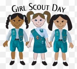 Girl Scout Clipart Clipart - National Girl Scout Day 2020 Emoji,Girl Scout Emoji