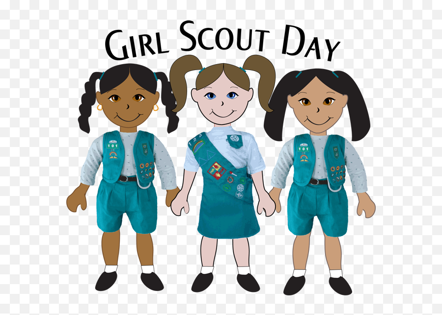 Girl Scout Clipart Clipart - National Girl Scout Day 2020 Emoji,Girl Scout Emoji