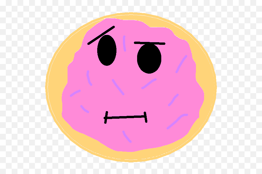 Talking Donut 1 - Circle Emoji,Wut Emoticon