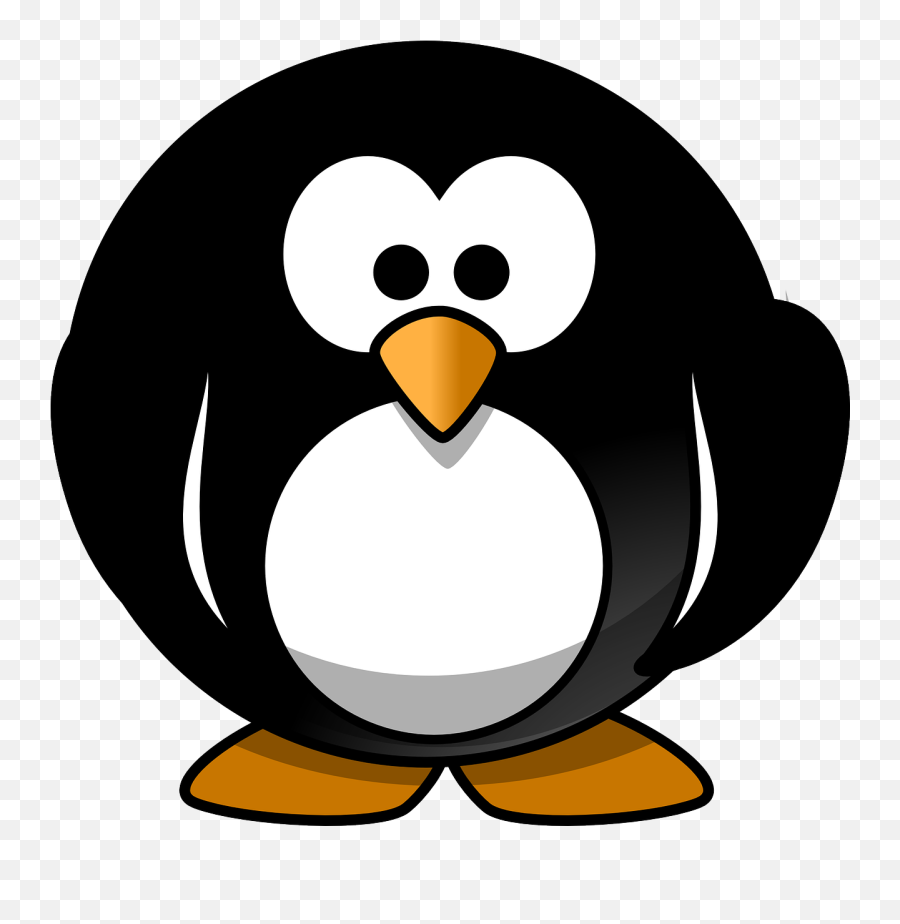 Penguin Cute Bird Polar Cartoon - Cartoon Penguin King Emoji,Raccoon Emoji Copy