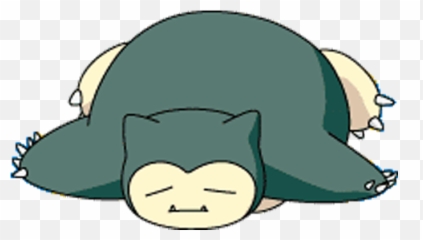 Snorlax Sleeping - Png Transparent Emoji