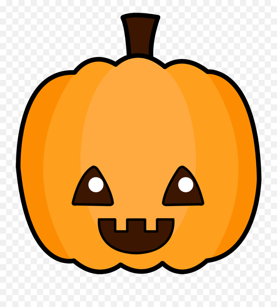 Jack O Lantern Free To Use Clip Art 2 - Cute Pumpkin Clipart Transparent Emoji,Jack O'lantern Emoji