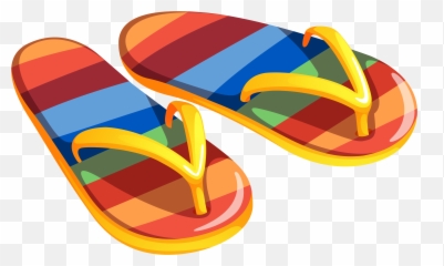 Flip Flops Beach Clipart - Png Emoji