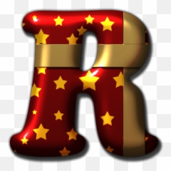Ch - Funky R Letter Clipart Emoji