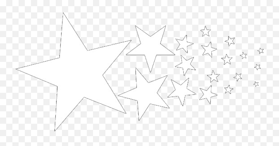 White Whitetheme Whiteaesthetic Aesthetic Star Stars - Drawing Emoji,White Star...