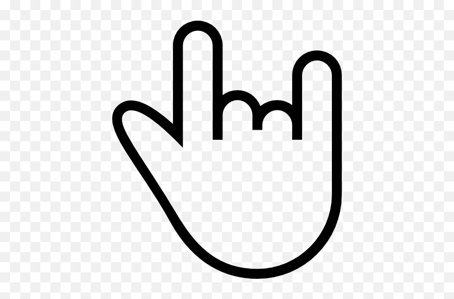 Transparent Rocks Gesture Transparent Png Clipart Free - Rock Hand Sign Transparent Emoji,Rock N Roll Emoji