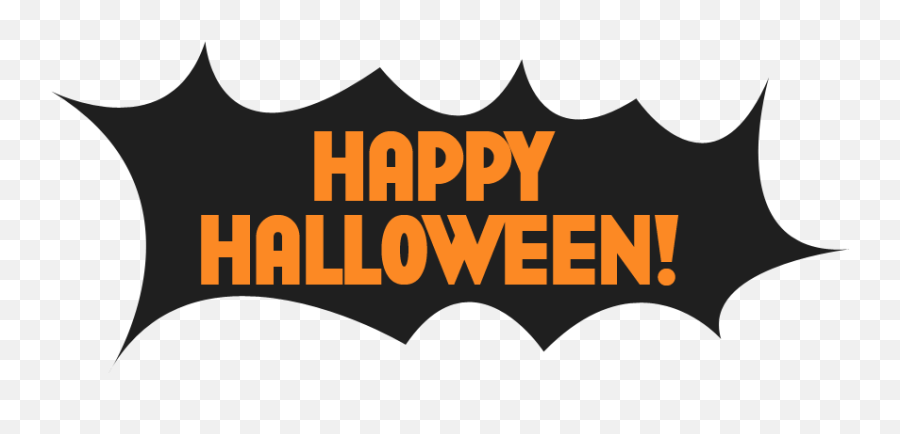 Happy Halloween Black Background - Illustration Emoji,Halloween Emoji Text