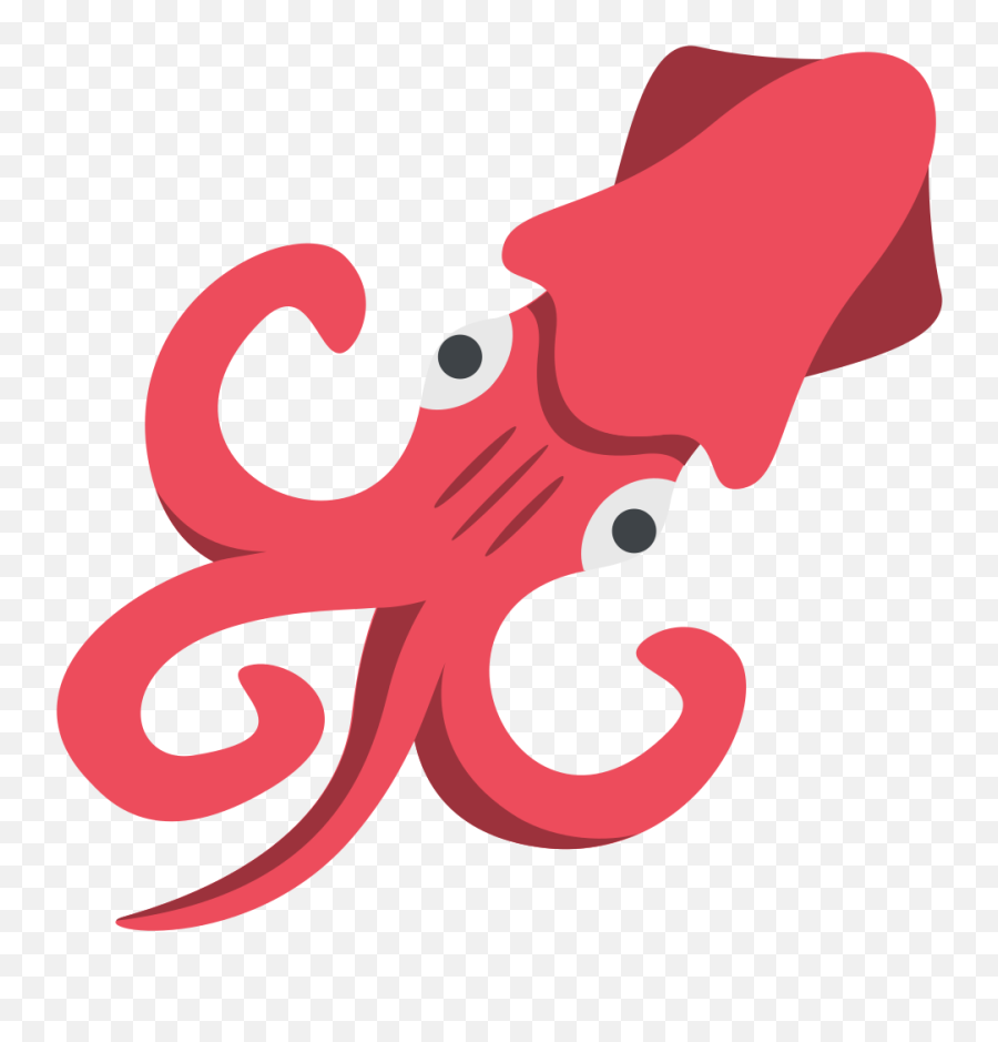 Emojione 1f991 - Squid Emojis,Octopus Emoji