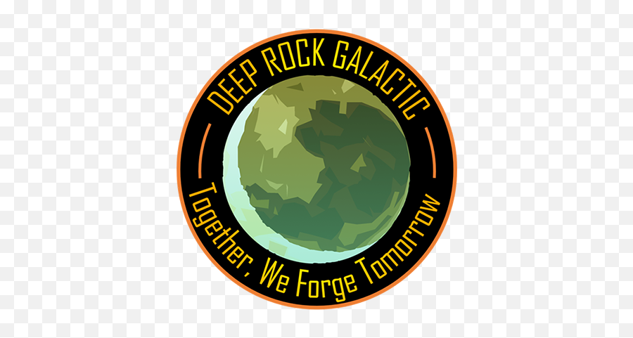 Deep Rock Galactic - Deep Rock Galactic Logo Emoji,Rock And A Hard Place Emoji Game