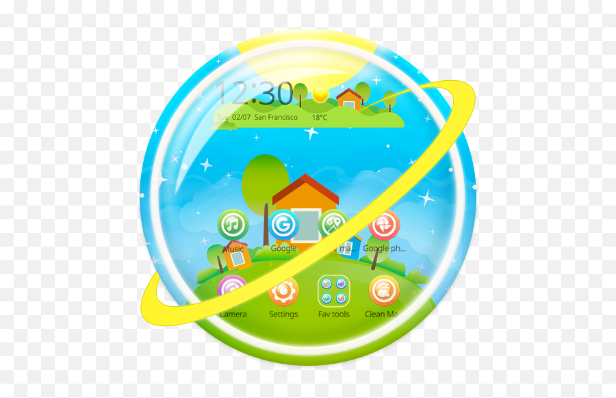 Beautiful Bubble World Theme - Aplikasi Di Google Play Circle Emoji,Soap Bubble Emoji