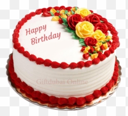 Birthday cake delivery Sharjah Gifts - Simple Red Rose Cake Design Emoji