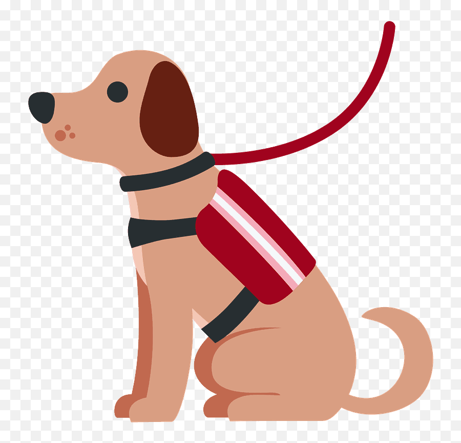 Service Dog Emoji Clipart - Printable Service Dog Worksheets,Dog Emoji Png