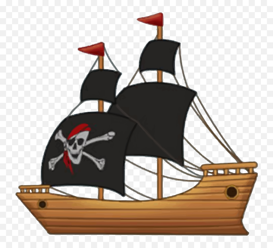 Clipart Pirate Ship - Pirate Ship Clip Art Emoji,Pirate Ship Emoji