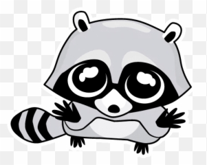 Stickers Set For Telegram - Raccoon Stickers Emoji,Raccoon Emoji