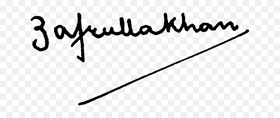 Muhammad Zafarullah Khan - Calligraphy Emoji,Robin Emoji