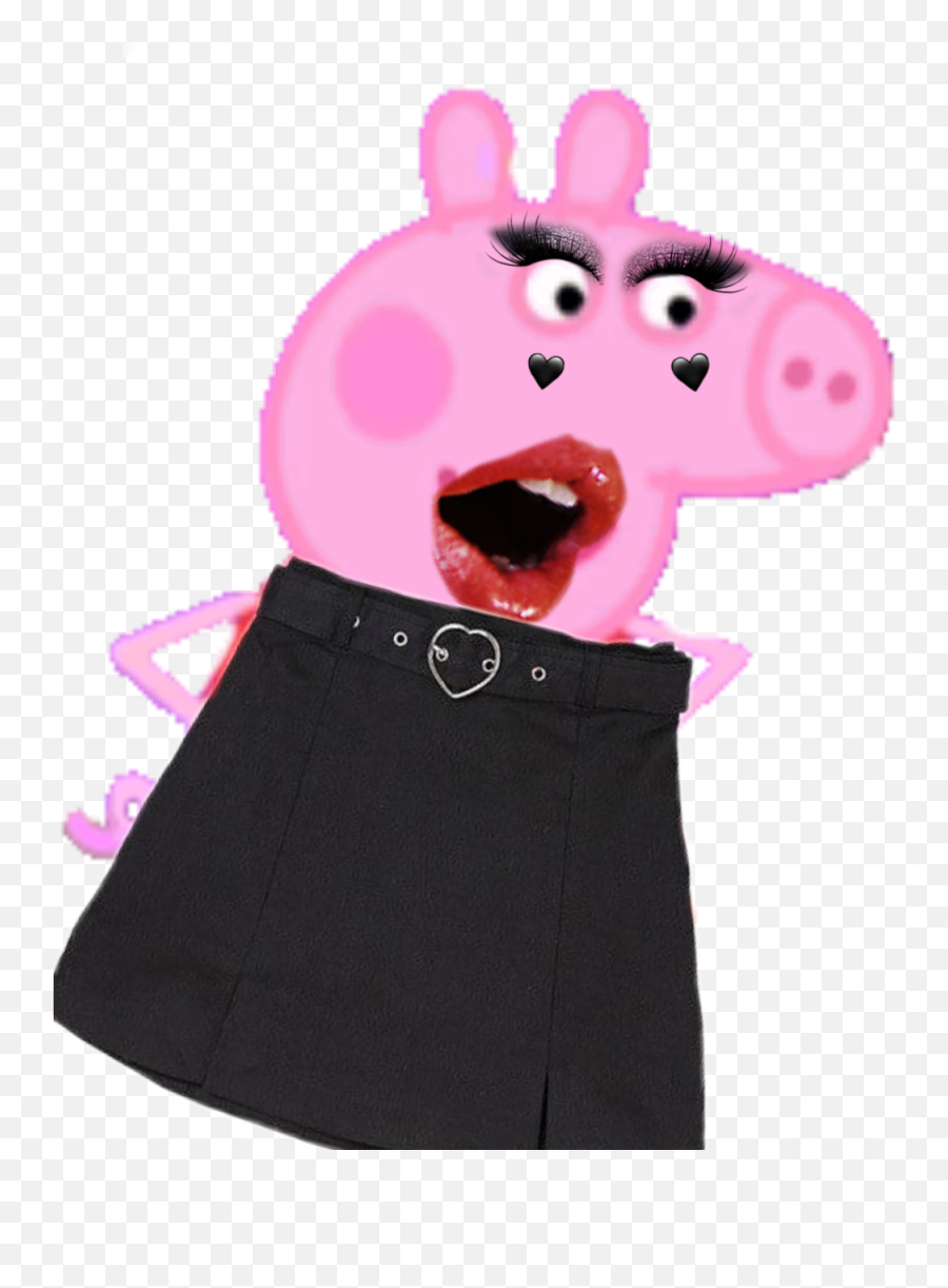E - Peppa Pig Vsco Girl Emoji,Girl Pig Emoji