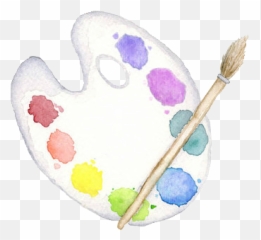 Live Life In Color - Paint Brush Tumblr Transparent Emoji
