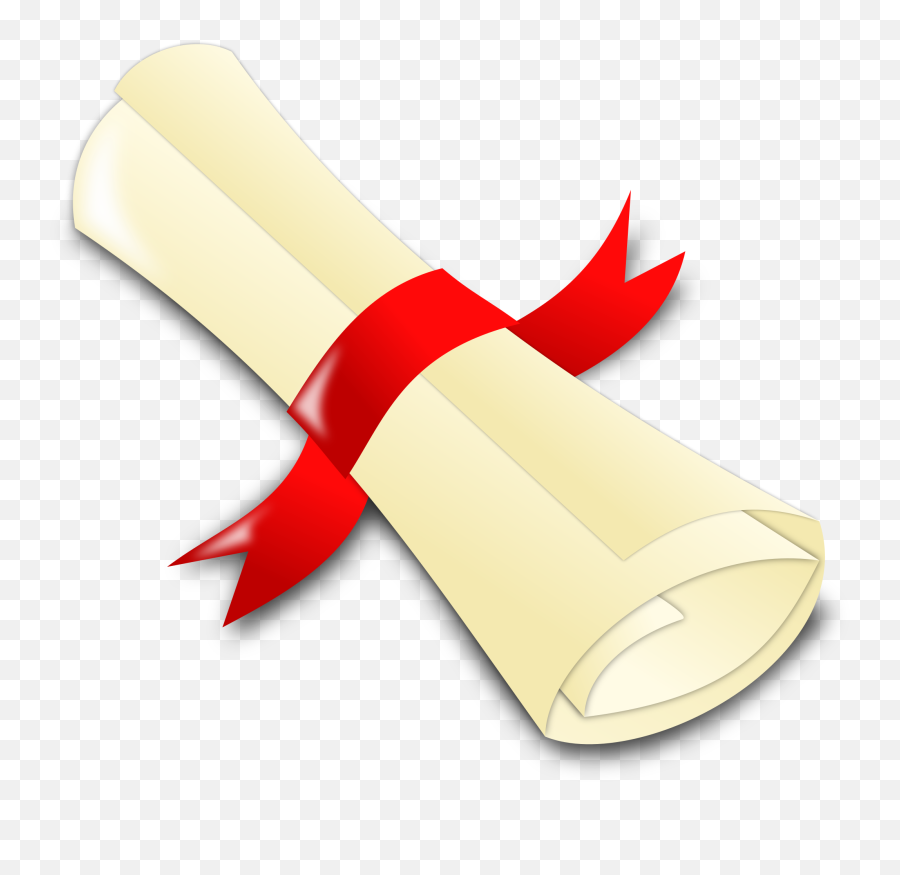 Clipart Diploma Scroll - Diploma Clip Art Emoji,Scroll Emoji