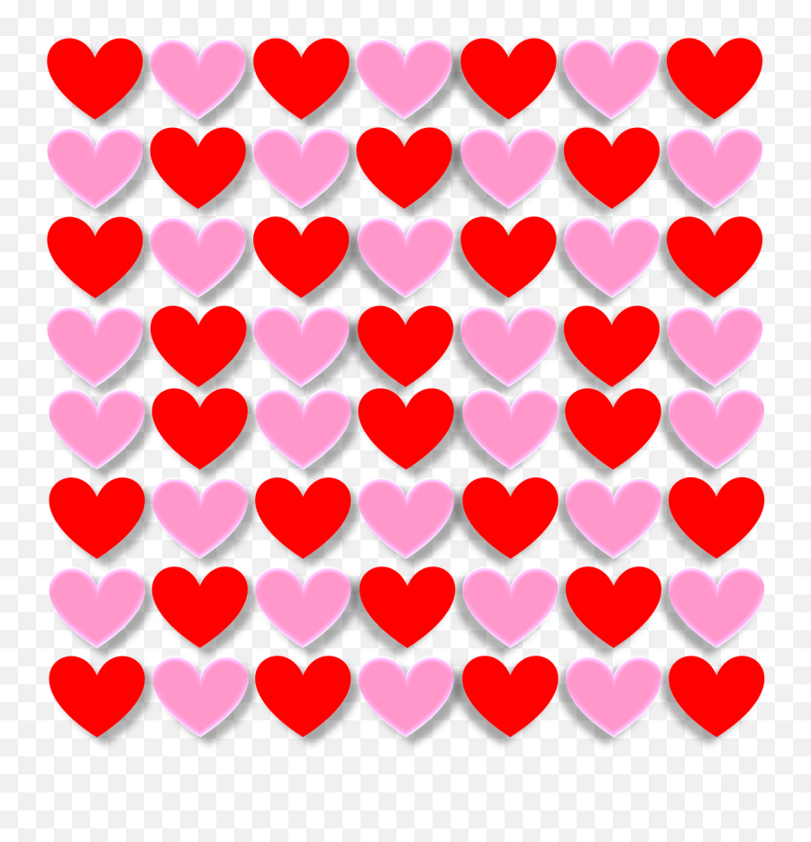 Hearts Love Valentine Red Pink - Heart Emoji,Symbols For Emotions