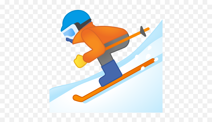 Skier Emoji - Skier Emoji,Winter Emoji