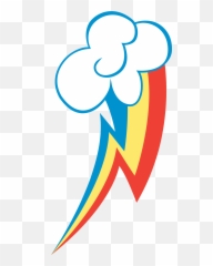 Custom Mlp Flags - Rainbow Dash Cutie Mark Png Emoji