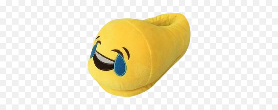 Crying With Laughter Emoji Slippers - Emoticon,Crying With Laughter Emoji