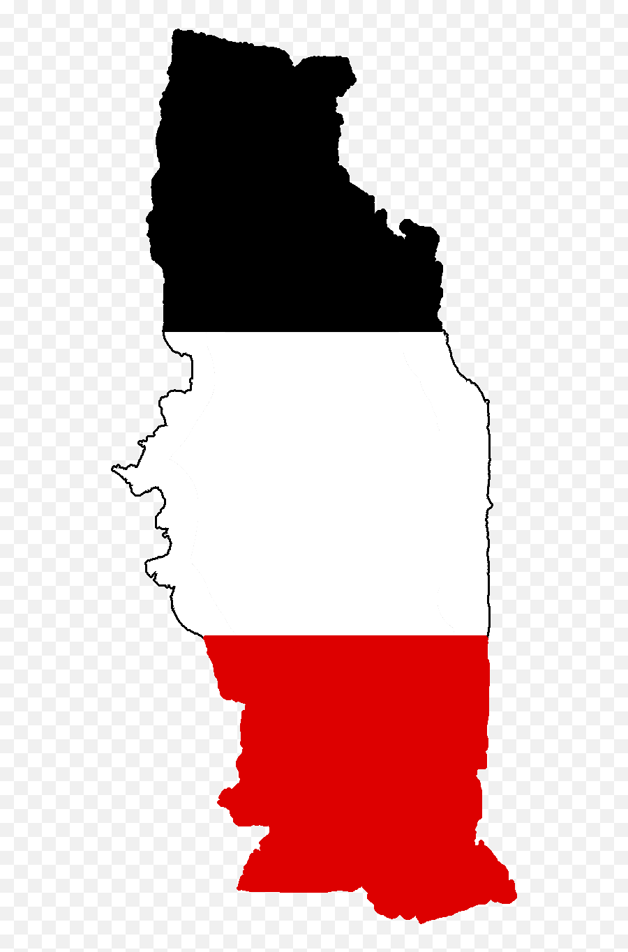 Flag Map Of German Togoland - Map Of German Togoland Emoji,Togo Flag Emoji