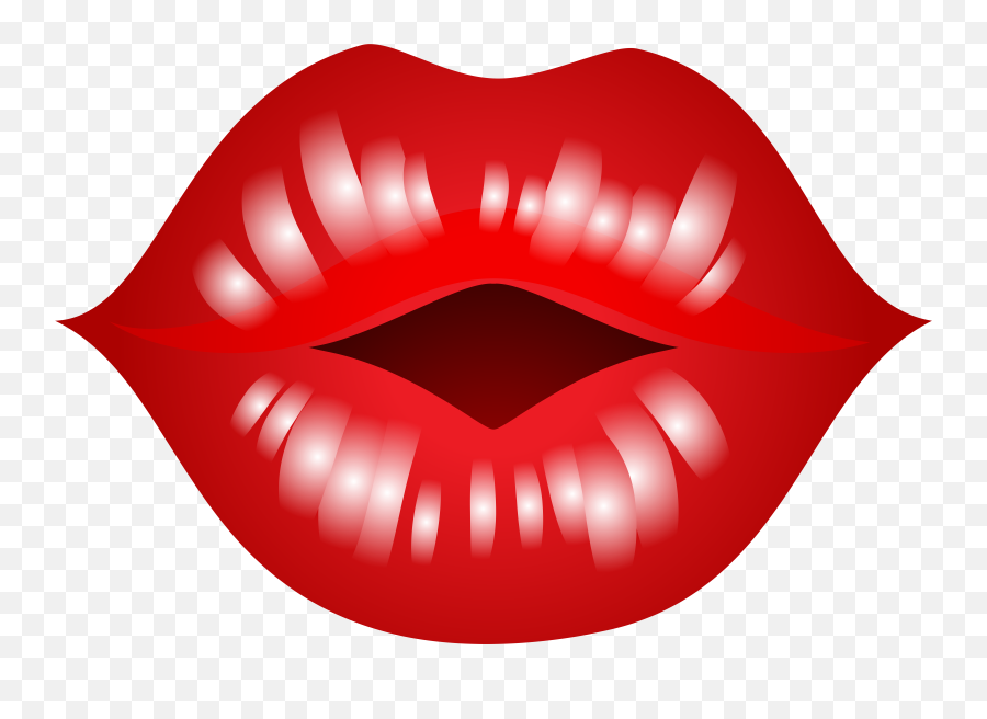 3896 Kiss Free Clipart - Kiss Lips Clipart Transparent Emoji,Kiss Mark Emoji