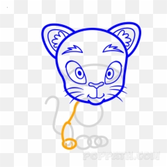 How To Draw A Tiger Cub - Domestic Cat Emoji,Turtle Skull Emoji Pop