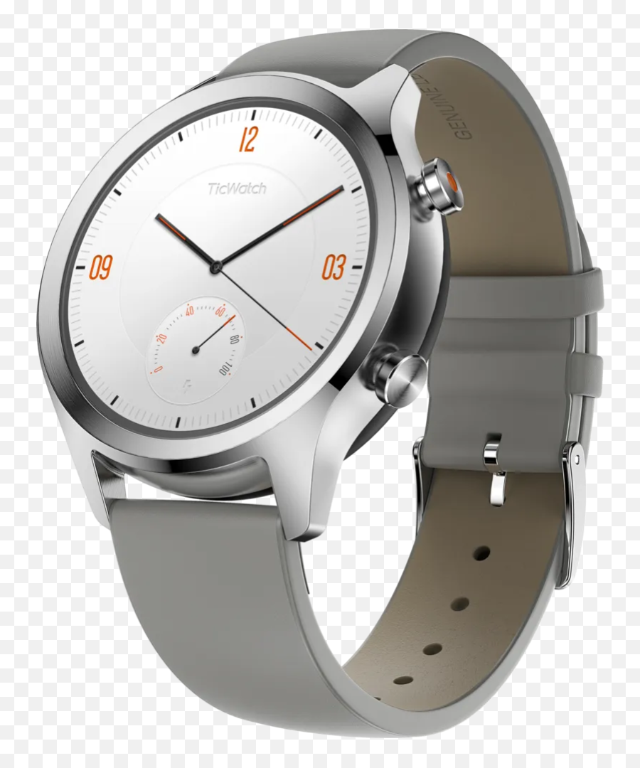 201812 - Ticwatch Mobvoi C2 Silver Emoji,Festivus Pole Emoji