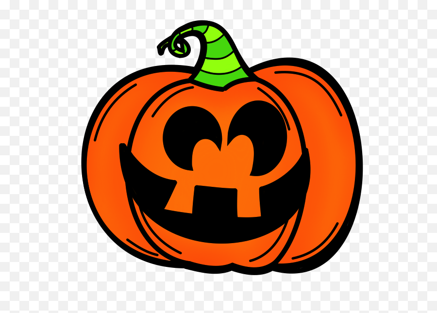 Jack O Lantern Cute Jack Lantern Clip Art Free Clipart - Halloween Cake Walk Sign Emoji,Jack O'lantern Emoji