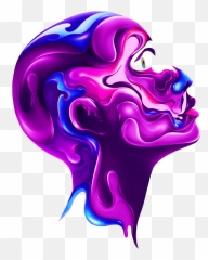 Fire Eyes Png Format Photoshop Colors - Rik Oostenbroek Peggy Gou Starry Night Emoji