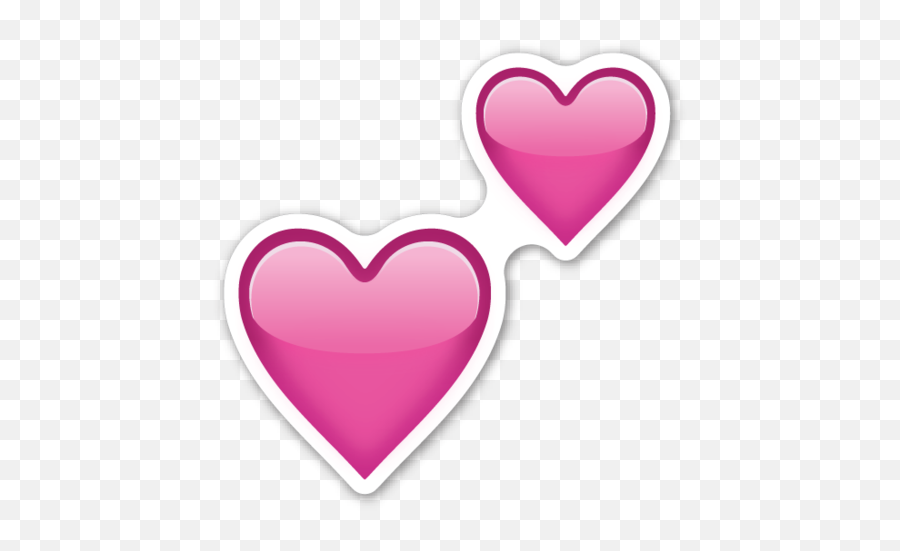 Two Hearts - Transparent Two Heart Emoji,Wet Emoji