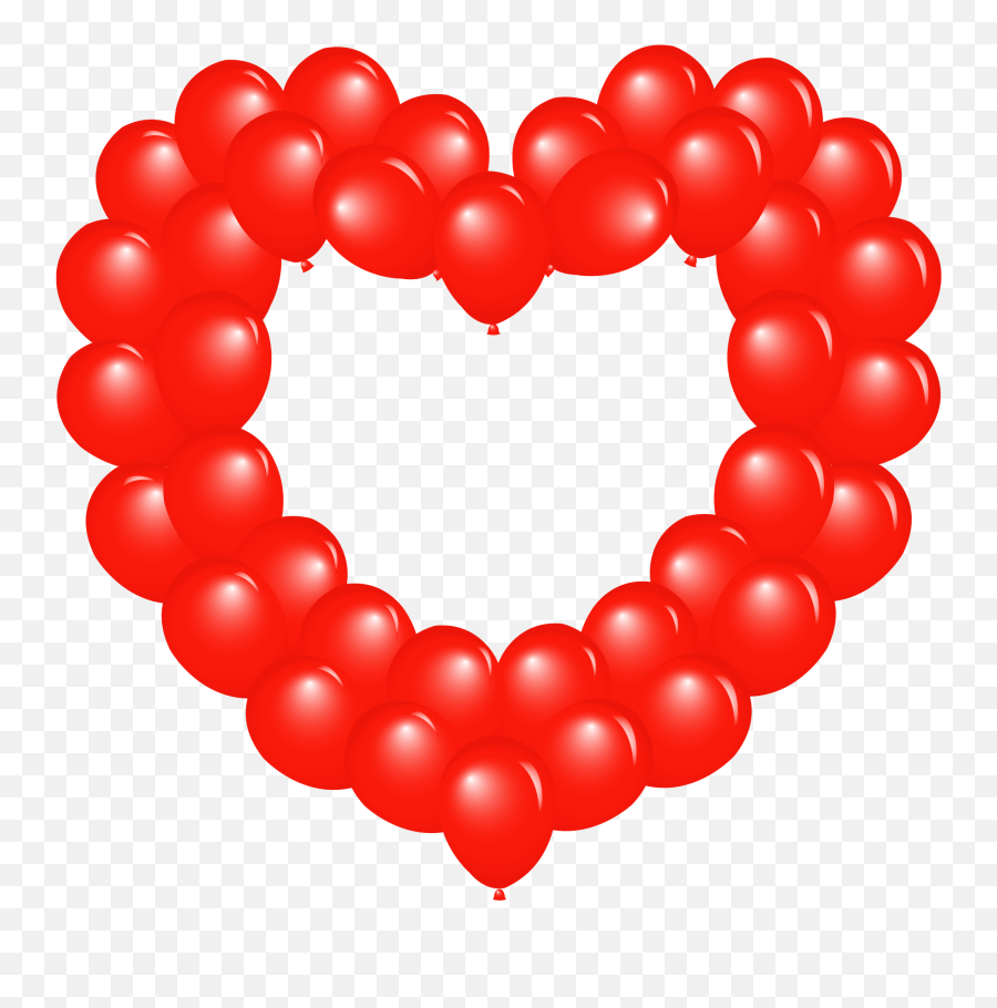 Heart Balloons Png Image Free Download - Red Heart Balloon Hd Emoji,Uae Flag Emoji