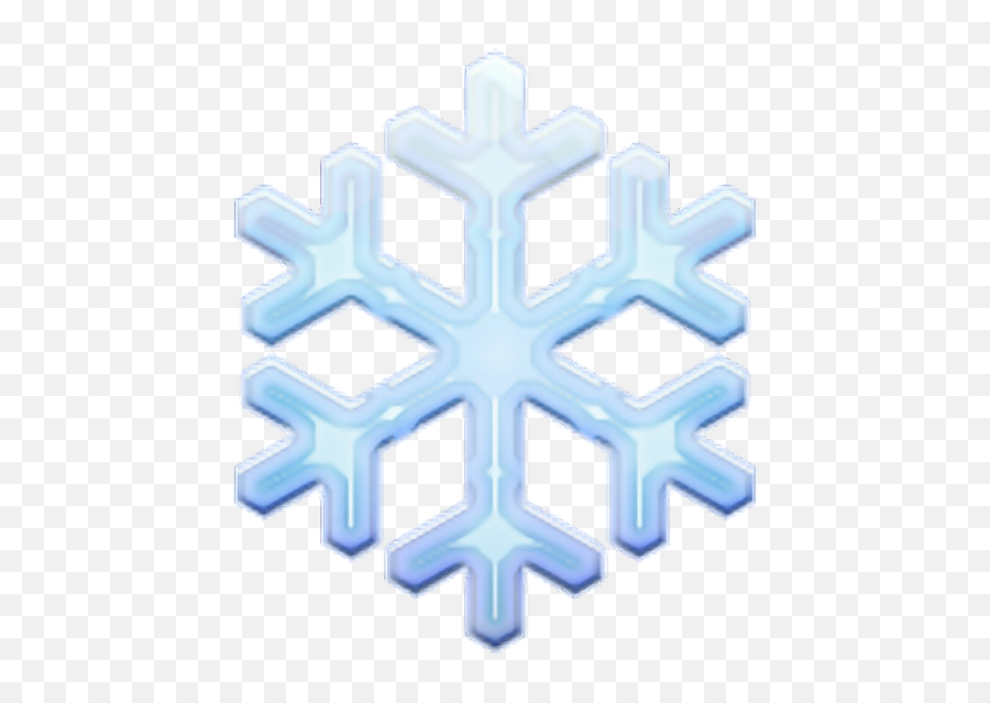 Iphone Emoji Christmas Winter Blue - Snowflake Emoji Ios Png,Christmas Emoji Iphone