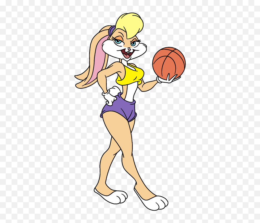 Lolabunny Lola Bunny Rabbit Basketball Ball Basket - Lola Bunny Basketball ...