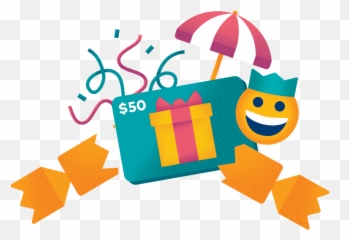 Bonus 50 Gift Card - Optus Clipart Full Size Clipart Clip Art Emoji,Gift Emoticon