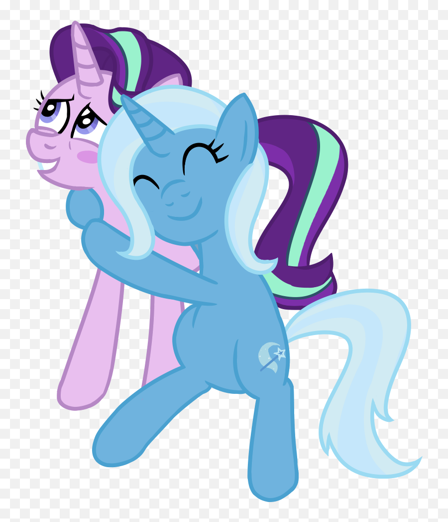 Q - Pixel Blushing Duo Female Hug Lesbian Pony Cartoon Emoji,Cuddling Emoji