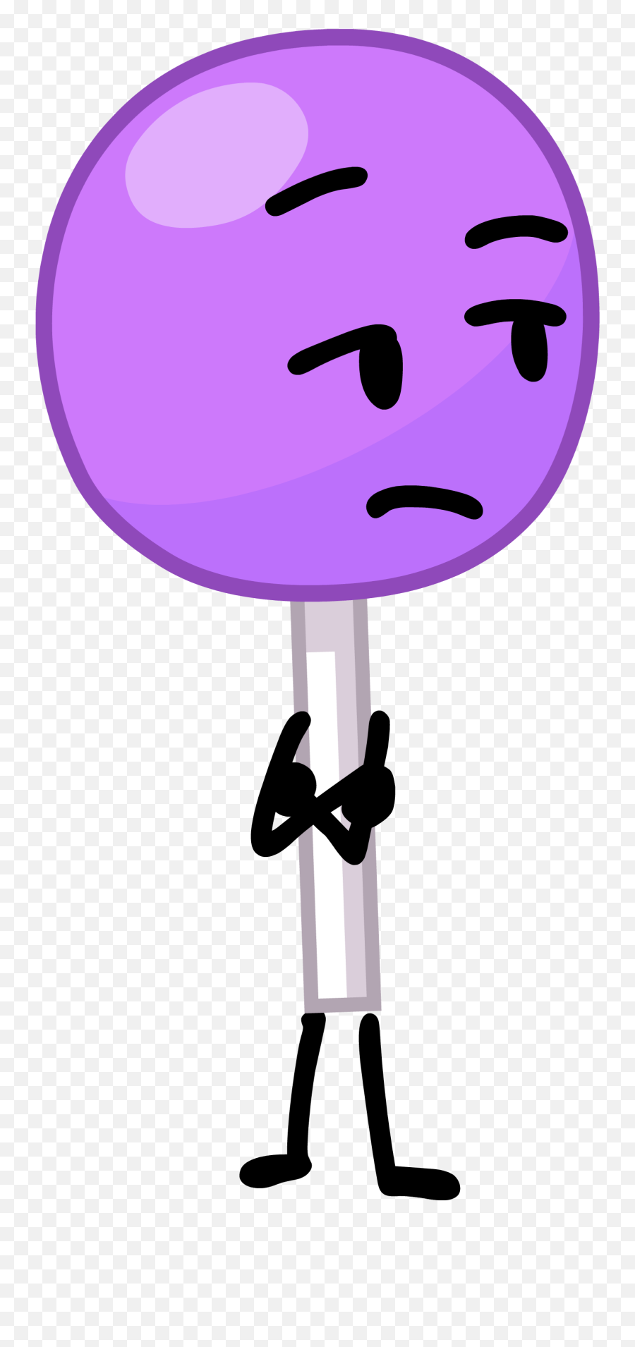 Lollipop Huh Clipart - Full Size Clipart 2908894 Pinclipart Bfdi Lollipop Emoji,Huh Emoticon