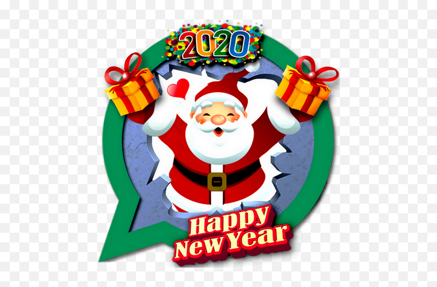 Stickers Happy New Year 2020 10 Apk Download - Com Christmas Emoji,Free Happy New Year Emoji