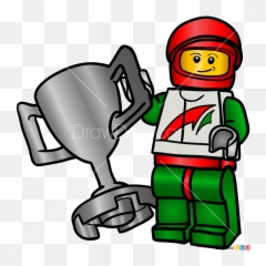 How To Draw Race Car Driver Lego City - Draw A Race Car Driver Emoji,Race Car Emoji