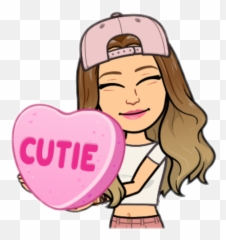 Snapchat Bitmoji Stickers - Bitmoji Cutie Emoji,Bitstrips Emoji