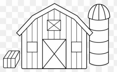 Barn Outline Cliparts Free Download Art Png 2 - Black And White Emoji