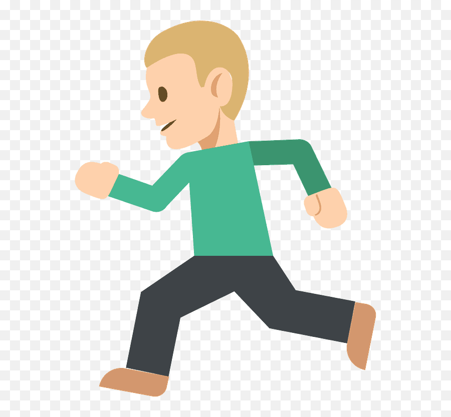 Person Running Emoji Clipart Free Download Transparent Png - Emoji Boy Running Transparent Background,Person Emojis