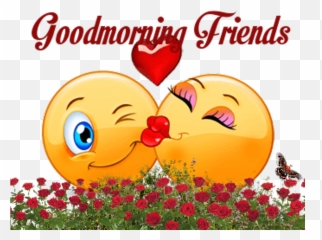 Kiss Clipart Good Morning Picture - Love Kiss Good Morning Emoji,Good Morning Emoticon