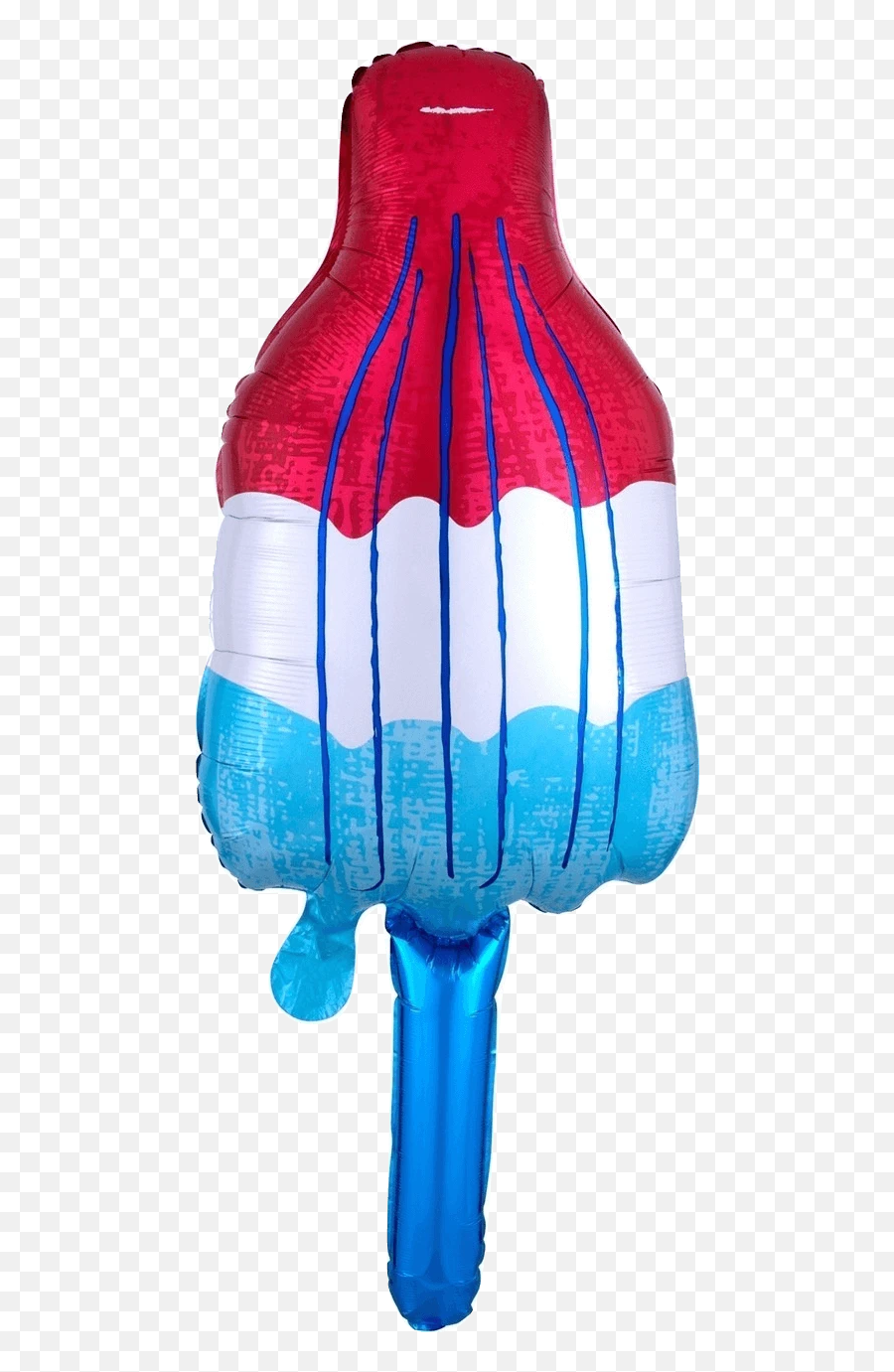Red White Blue Popsicle Balloon - Inflatable Emoji,Parachute Emoji