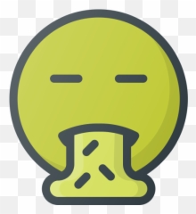Emoji Emote Emoticon Emoticons Puke Icon - Puking Icon,Barfing Emoji